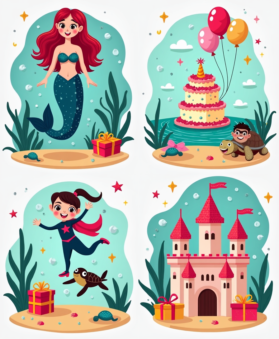 Kids Stickers - Sheet v17